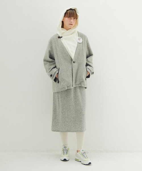 STOF(ストフ)の「Anarchy Shawl Short Coat(その他アウター・メンズ・ブラック/グレー・M/S)」の11枚目の写真
