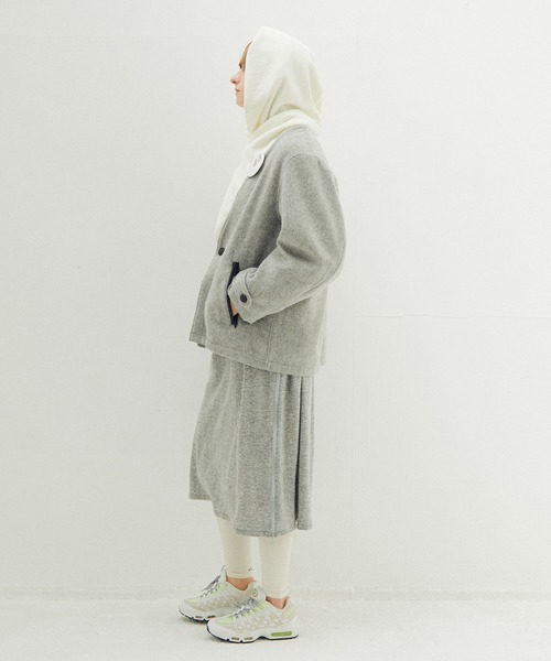STOF(ストフ)の「Anarchy Shawl Short Coat(その他アウター・メンズ・ブラック/グレー・M/S)」の12枚目の写真