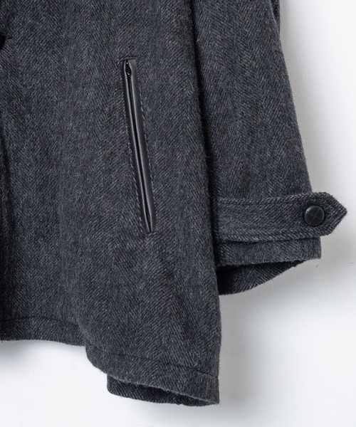 STOF(ストフ)の「Anarchy Shawl Short Coat(その他アウター・メンズ・ブラック/グレー・M/S)」の21枚目の写真