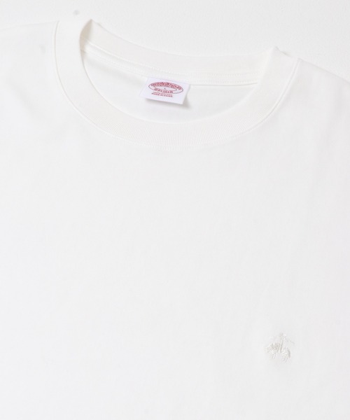 BROOKS BROTHERS（ブルックスブラザーズ）の「BROOKS BROTHERS　KNT TONAL GF T-SHIRTS（Tシャツ/カットソー・メンズ・ホワイト/ネイビー/ブラック・X-LARGE/LARGE/MEDIUM）」の7枚目の写真