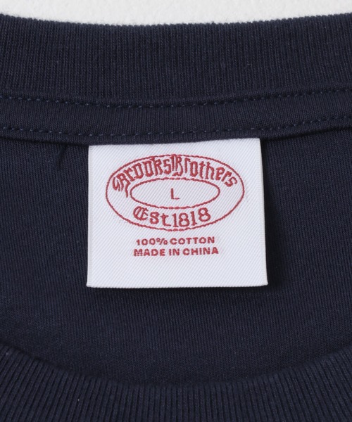 BROOKS BROTHERS（ブルックスブラザーズ）の「BROOKS BROTHERS　KNT TONAL GF T-SHIRTS（Tシャツ/カットソー・メンズ・ホワイト/ネイビー/ブラック・X-LARGE/LARGE/MEDIUM）」の12枚目の写真