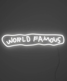 entre square（アントレスクエアー）の「【予約商品】 ジャン･ミッシェル・バスキア World Famous／YELLOWPOP（イエローポップ）（照明）」