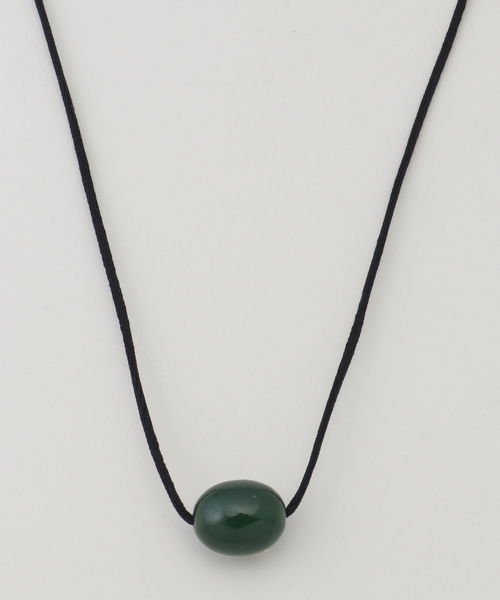 ANNIKA INEZ(アニカイネズ)の「【ANNIKA INEZ/ アニカ イネズ】 Small Stone Ellipse Necklace(ネックレス・レディース・グリーン・FREE)」の1枚目の写真
