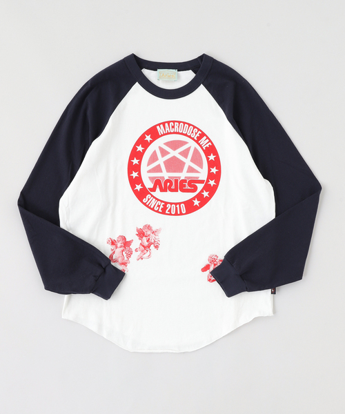 ARIES(アリーズ)の「ARIES / アリーズ TRACKER RAGLAN BASEBALL LS TEE(Tシャツ/カットソー・メンズ・その他・LARGE/MEDIUM/SMALL)」の1枚目の写真