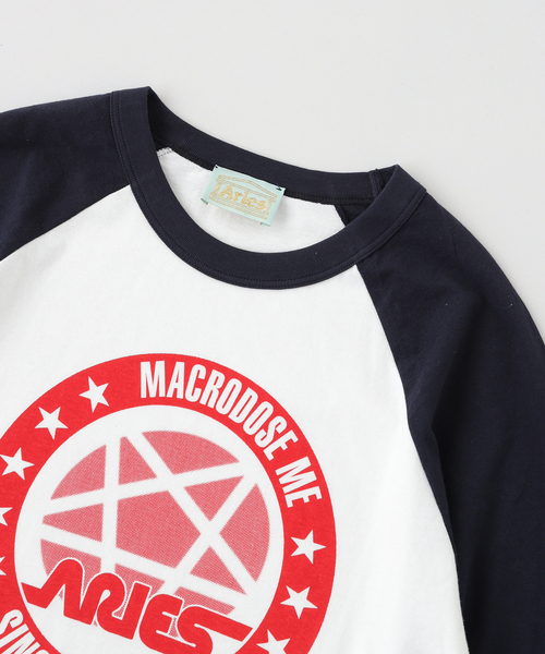 ARIES(アリーズ)の「ARIES / アリーズ TRACKER RAGLAN BASEBALL LS TEE(Tシャツ/カットソー・メンズ・その他・LARGE/MEDIUM/SMALL)」の3枚目の写真