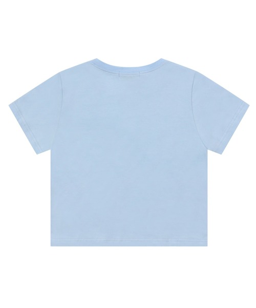 MUCENT(ムセント)の「A'GEM/9 × .kom 『MUCENT/ムセント』 HEART LETTERING HALF TEE/ハートレタリング半袖Tシャツ(Tシャツ/カットソー・レディース・ピンク/ブラック×ホワイト/ライトブルー/ブラック×レッド・S)」の11枚目の写真