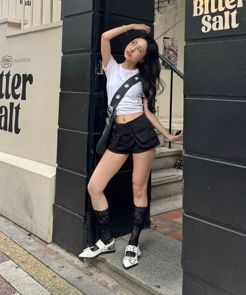 LCDC TM(エルシーディーシーティーエム)の「DOUBLE LAYER V-NECK TOP (WHITE)(Tシャツ/カットソー・レディース・その他・MEDIUM/SMALL)」の11枚目の写真