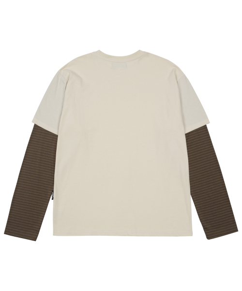 BP2 DISORDER(ビーピーツーディスオーダー)の「レイヤードストライプTシャツイエロー(Tシャツ/カットソー・レディース・その他・3(L)/2(M))」の2枚目の写真