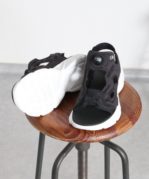Reebok(リーボック)の「【REEBOK】INSTAPUMP FURY SANDAL インスタ ポンプフューリー サンダル(サンダル・レディース・ブラック×ホワイト・L/M)」の10枚目の写真