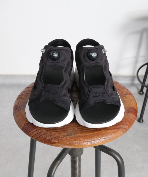 Reebok(リーボック)の「【REEBOK】INSTAPUMP FURY SANDAL インスタ ポンプフューリー サンダル(サンダル・レディース・ブラック×ホワイト・L/M)」の8枚目の写真