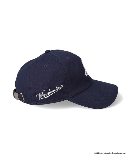 WIND AND SEA(ウィンダンシー)の「PLAYSTATION x WDS CAP(キャップ・メンズ・ネイビー/グリーン・FREE)」の3枚目の写真