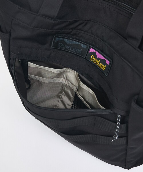 Overland(オーバーランド)の「【OverLand EQUIPMENT/オーバーランドイクイップメント】 TOTEBAG /トートバッグ/PC収納 大容量 トラベル /OL-256003(トートバッグ・メンズ・ブラック/ベージュ/カーキ・フリー)」の6枚目の写真