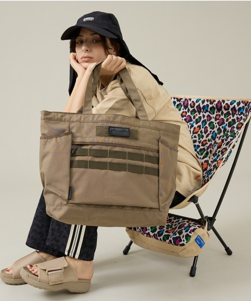 Overland(オーバーランド)の「【OverLand EQUIPMENT/オーバーランドイクイップメント】 TOTEBAG /トートバッグ/PC収納 大容量 トラベル /OL-256003(トートバッグ・メンズ・ブラック/ベージュ/カーキ・フリー)」の1枚目の写真