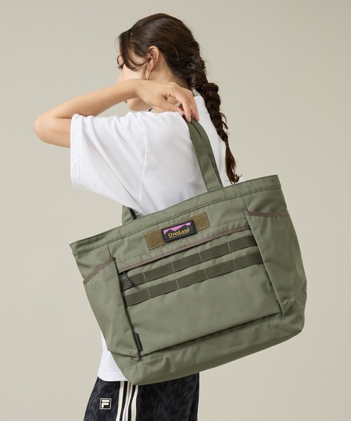 Overland(オーバーランド)の「【OverLand EQUIPMENT/オーバーランドイクイップメント】 TOTEBAG /トートバッグ/PC収納 大容量 トラベル /OL-256003(トートバッグ・メンズ・ブラック/ベージュ/カーキ・フリー)」の3枚目の写真