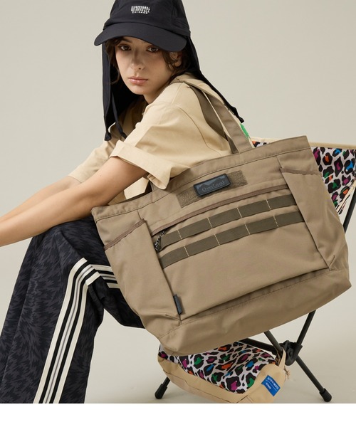 Overland(オーバーランド)の「【OverLand EQUIPMENT/オーバーランドイクイップメント】 TOTEBAG /トートバッグ/PC収納 大容量 トラベル /OL-256003(トートバッグ・メンズ・ブラック/ベージュ/カーキ・フリー)」の19枚目の写真