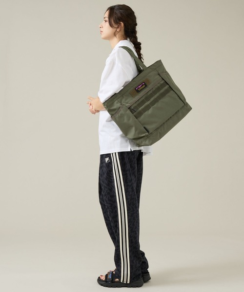 Overland(オーバーランド)の「【OverLand EQUIPMENT/オーバーランドイクイップメント】 TOTEBAG /トートバッグ/PC収納 大容量 トラベル /OL-256003(トートバッグ・メンズ・ブラック/ベージュ/カーキ・フリー)」の22枚目の写真
