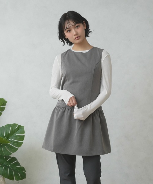 FCMM（エフシーエムエム）の「TR ONEPIECE/ TRワンピース（ワンピース・レディース・ブラック/グレー・ONE SIZE）」の4枚目の写真