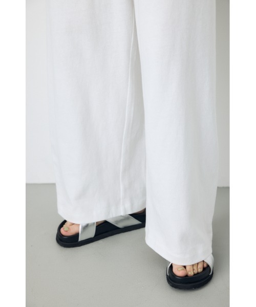 AZUL by moussy(アズールバイマウジー)の「【サイズ,身長別画像あり】カットワイドパンツ(スラックス・レディース・ブラック/オフホワイト/杢グレー/ライトカーキ・SMALL/MEDIUM)」の11枚目の写真