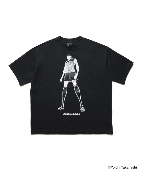 F.C.Real Bristol(エフシーレアルブリストル)の「KOJIRO HYUGA ON THE FRONT BAGGY TEE(Tシャツ/カットソー・メンズ・ホワイト/ブラック・SMALL/MEDIUM/LARGE/X-LARGE/XX-LARGE)」の2枚目の写真