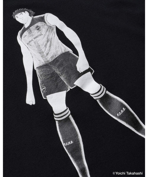F.C.Real Bristol(エフシーレアルブリストル)の「KOJIRO HYUGA ON THE FRONT BAGGY TEE(Tシャツ/カットソー・メンズ・ホワイト/ブラック・SMALL/MEDIUM/LARGE/X-LARGE/XX-LARGE)」の6枚目の写真