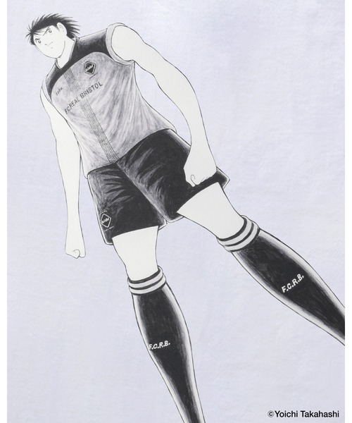 F.C.Real Bristol(エフシーレアルブリストル)の「KOJIRO HYUGA ON THE FRONT BAGGY TEE(Tシャツ/カットソー・メンズ・ホワイト/ブラック・SMALL/MEDIUM/LARGE/X-LARGE/XX-LARGE)」の9枚目の写真