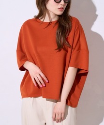TRIANGLE PALETTE（トライアングルパレット）の「【初秋にも使える新色登場】5分袖オーバーサイズTシャツ（Tシャツ/カットソー）」