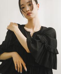 URBAN RESEARCH DOORS（アーバンリサーチドアーズ）の「Cotton Frill Blouse（シャツ/ブラウス・レディース）」