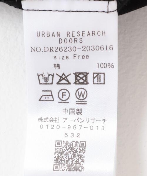 URBAN RESEARCH DOORS（アーバンリサーチドアーズ）の「Cotton Frill Blouse（シャツ/ブラウス・レディース・ブラック・FREE）」の10枚目の写真