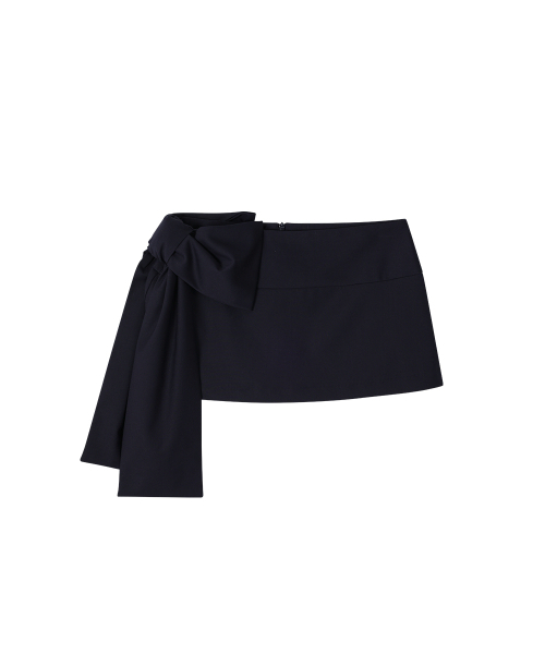 CRANK(クランク)の「リボンマイクロスカート_ネイビー(スカート・レディース・その他・SMALL/MEDIUM)」の5枚目の写真