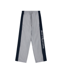 NYLON TRACK PANTS - GREY