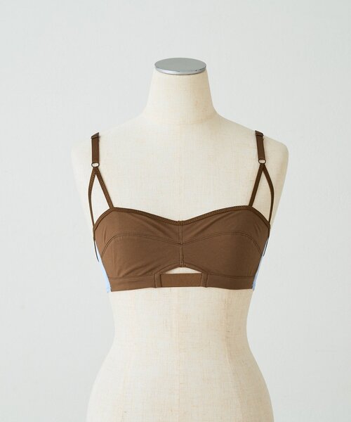 overneath(オーバーニース)の「【OVERNEATH】Bra065(キャミソール・レディース・ブラウン/ブラック・SMALL/MEDIUM)」の4枚目の写真