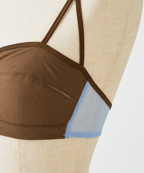 overneath(オーバーニース)の「【OVERNEATH】Bra065(キャミソール・レディース・ブラウン/ブラック・SMALL/MEDIUM)」の5枚目の写真