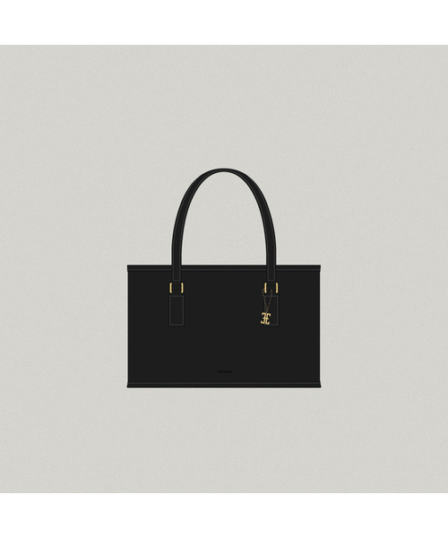 FOLNUA（フォルニュア）の「MINI BOROUGH BAG - STITCH [4COLOR]（トートバッグ・レディース・ブラック/ブラウン/キャメル・FREE）」の2枚目の写真