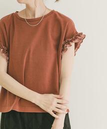 ITEMS URBANRESEARCH（アイテムズ アーバンリサーチ）の「ドッキングフリルTシャツ（Tシャツ/カットソー）」
