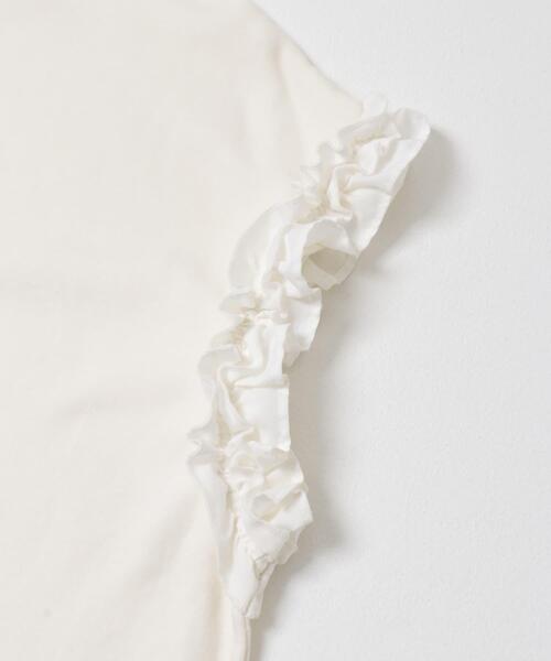 ITEMS URBANRESEARCH(アイテムズ アーバンリサーチ)の「ドッキングフリルTシャツ(Tシャツ/カットソー・レディース・スミクロ/レッド系その他/オフホワイト/ライトベージュ/オレンジ/オレンジ系その他・FREE)」の13枚目の写真