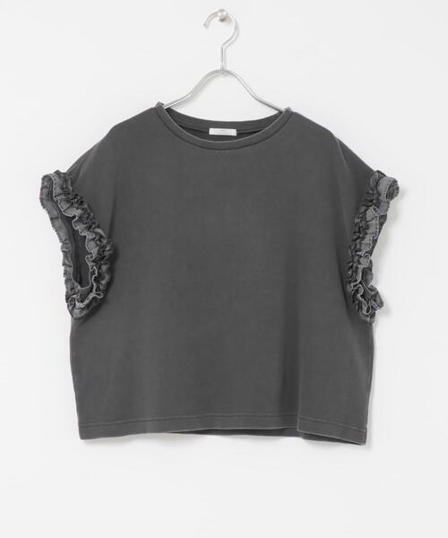 ITEMS URBANRESEARCH(アイテムズ アーバンリサーチ)の「ドッキングフリルTシャツ(Tシャツ/カットソー・レディース・スミクロ/レッド系その他/オフホワイト/ライトベージュ/オレンジ/オレンジ系その他・FREE)」の21枚目の写真
