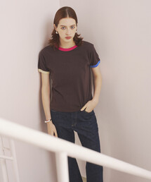 FilMelange | FilMelange × Firsthand/フィルメランジェ 別注 EMMA / 配色 リンガーTシャツ(Tシャツ/カットソー)