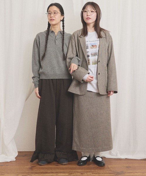 fig Ｌondon（フィグロンドン）の「Where wind runs long sleeve（Tシャツ/カットソー・レディース・アッシュグレー・FREE）」の7枚目の写真