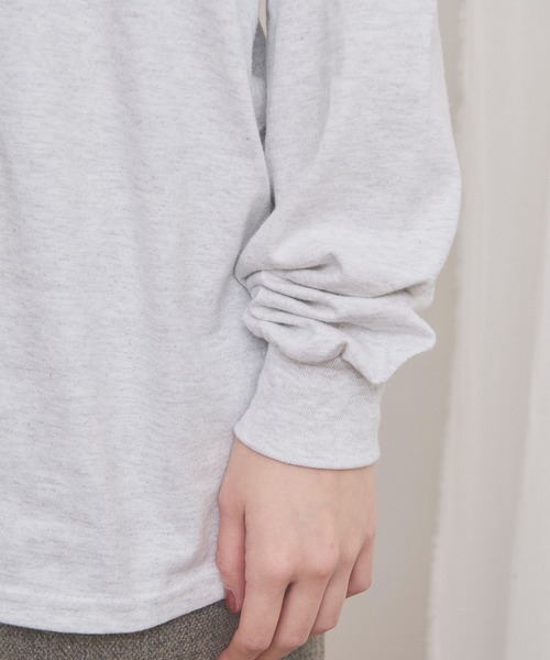 fig Ｌondon（フィグロンドン）の「Where wind runs long sleeve（Tシャツ/カットソー・レディース・アッシュグレー・FREE）」の5枚目の写真