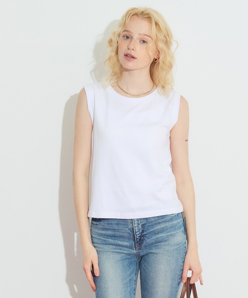 coca(coca)(コカ)の「クルーネックタンク(タンクトップ・レディース・ライトグリーン/ブラック/チャコール・L/M/S/XL)」の5枚目の写真