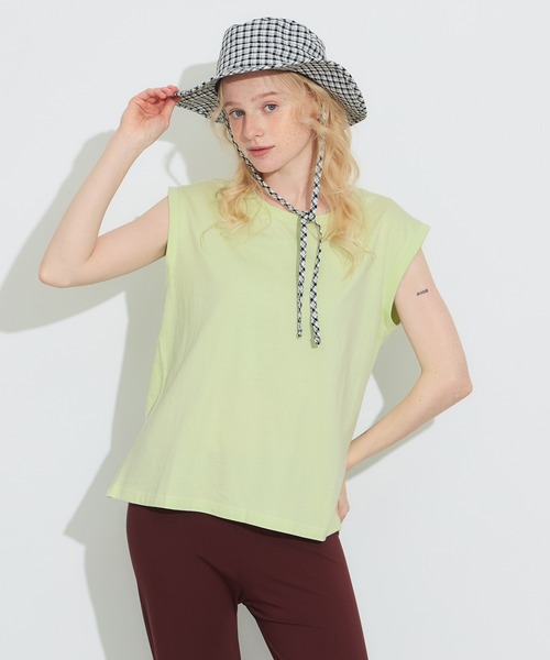 coca(coca)(コカ)の「クルーネックタンク(タンクトップ・レディース・ライトグリーン/ブラック/チャコール・L/M/S/XL)」の12枚目の写真