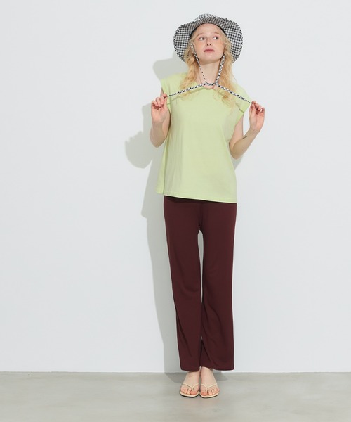 coca(coca)(コカ)の「クルーネックタンク(タンクトップ・レディース・ライトグリーン/ブラック/チャコール・L/M/S/XL)」の15枚目の写真