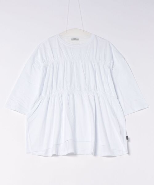 go slow caravan（ゴースローキャラバン）の「GENTIL/ジャンティー　シャーリング 7分袖 PO（Tシャツ/カットソー・レディース・レッド/ホワイト/ブルー・FREE）」の2枚目の写真