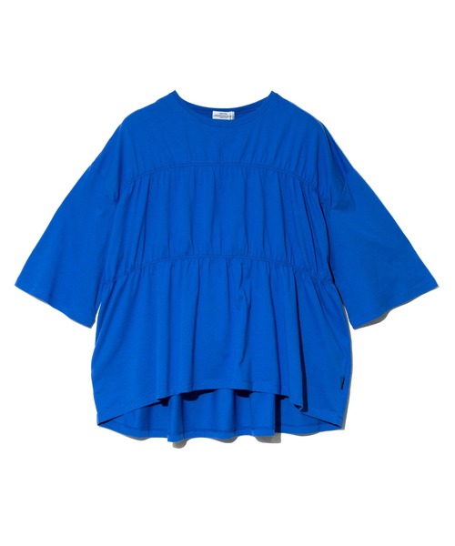 go slow caravan（ゴースローキャラバン）の「GENTIL/ジャンティー　シャーリング 7分袖 PO（Tシャツ/カットソー・レディース・レッド/ホワイト/ブルー・FREE）」の4枚目の写真