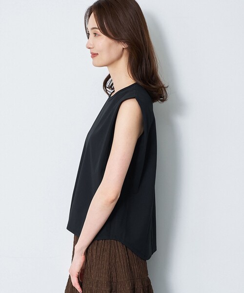 Reflect(リフレクト)の「【UVカット/接触冷感/吸水速乾】フレンチスリーブプルオーバー(Tシャツ/カットソー・レディース・ブラック/オレンジ/ホワイト・00)」の20枚目の写真