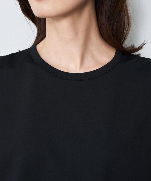 Reflect(リフレクト)の「【UVカット/接触冷感/吸水速乾】フレンチスリーブプルオーバー(Tシャツ/カットソー・レディース・ブラック/オレンジ/ホワイト・00)」の22枚目の写真