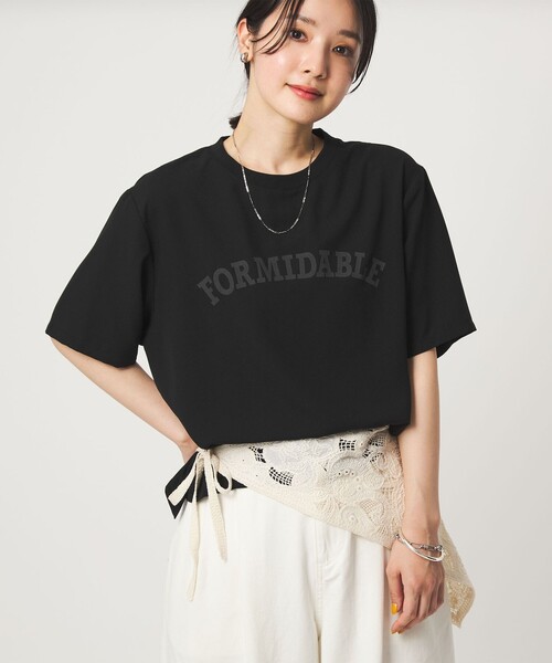 セール】【WEB限定】＜at ease＞ジョーゼット プリント カットソー