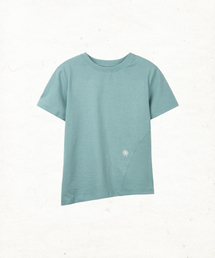 DANDEL（ダンデル）の「DD asym side rib tee (DUSTY MINT)（Tシャツ/カットソー）」