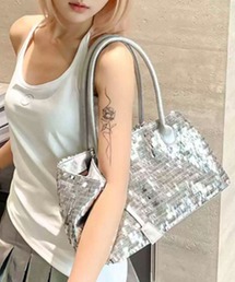 NOVESSEL（ノベセル）の「『NOVESSEL/ノベセル』スパンコールトートBAG【Y】【CN】（トートバッグ）」