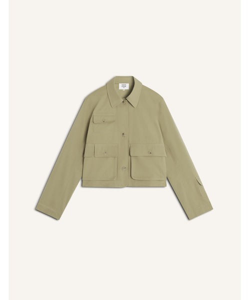 Maison Kitsune(メゾンキツネ)の「MINI BARN JACKET(テーラードジャケット・レディース・キナリ・S/XS)」の1枚目の写真